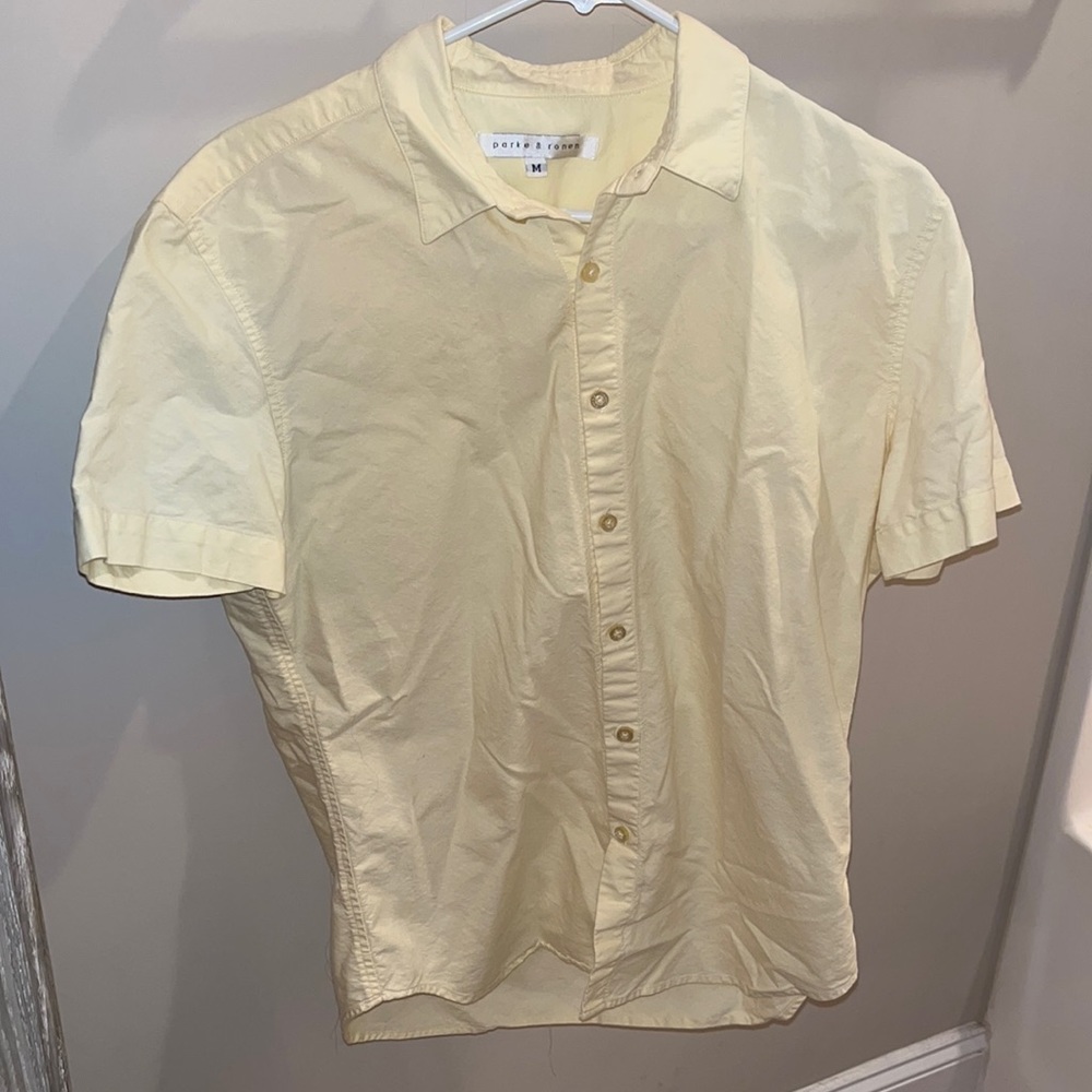 Yellow parke&ronen shirt.